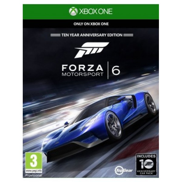 Игра Forza Motorsport 6 Anniversary Edition за Xbox One (безплатна доставка)